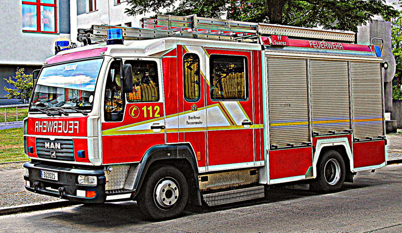 Brand eines Obdachlosenlagers