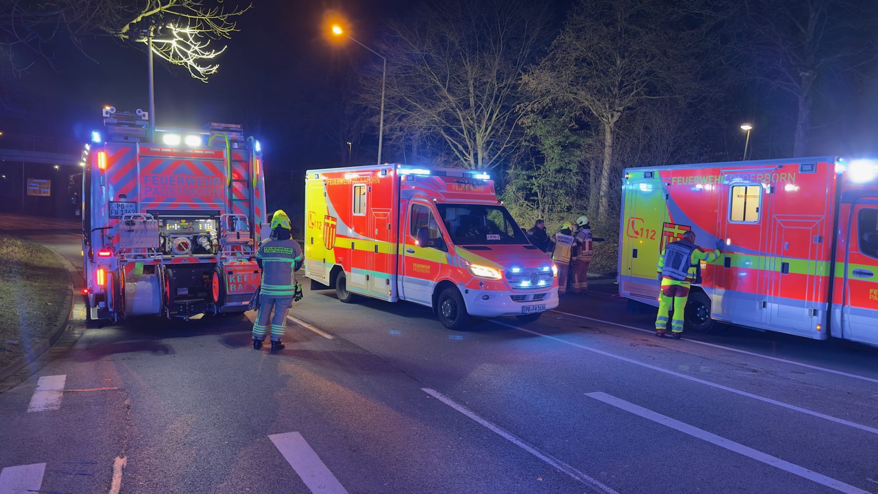 Verkehrsunfall mit zwei Schwerstverletzten