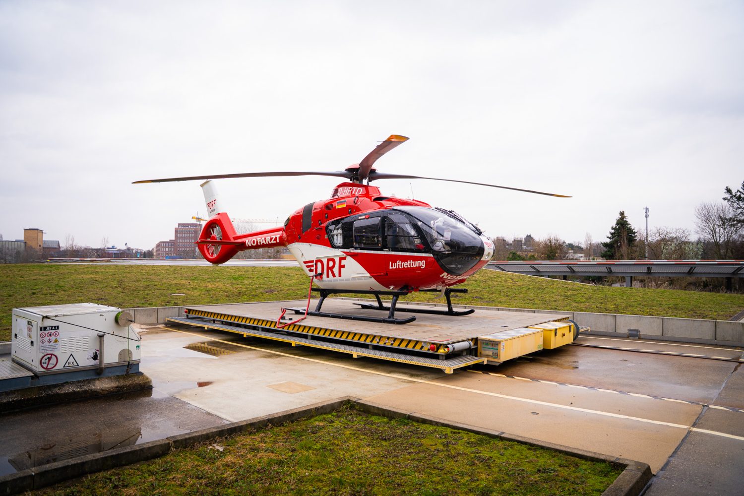 Rettungshubschrauber Christoph 31 startet unter neuem Betreiber