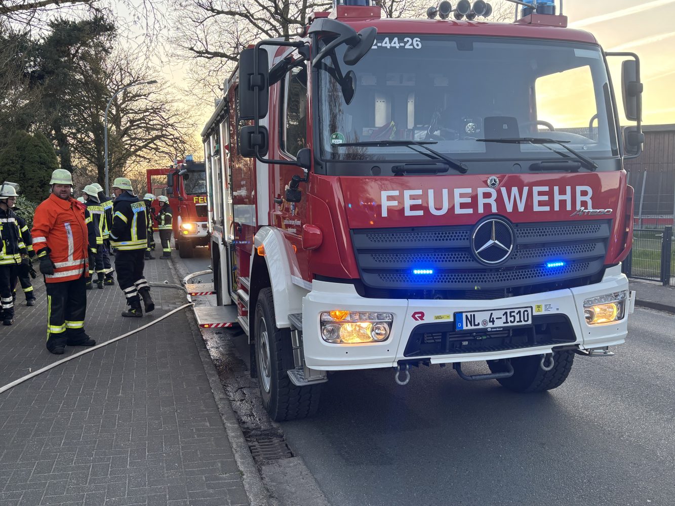 Vermeintlicher Schornsteinbrand in Tiste